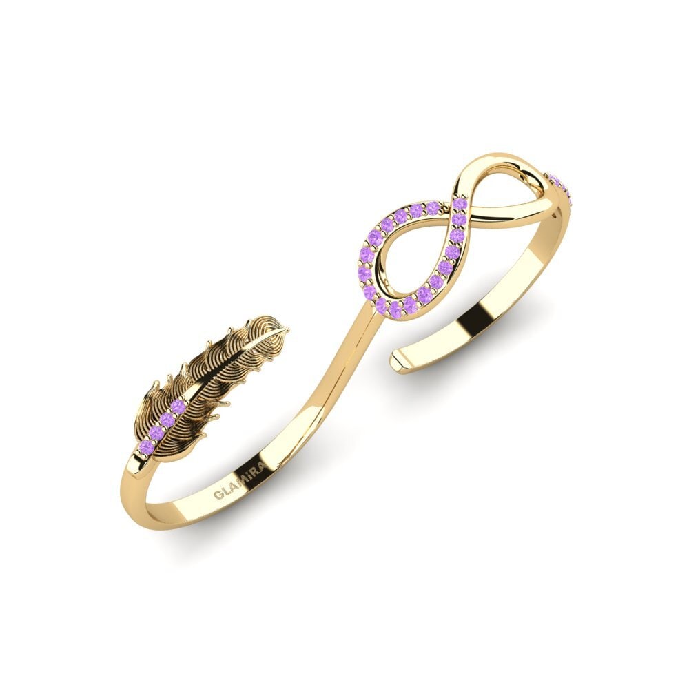 9ct Yellow Gold Amethyst Ring Senvoler