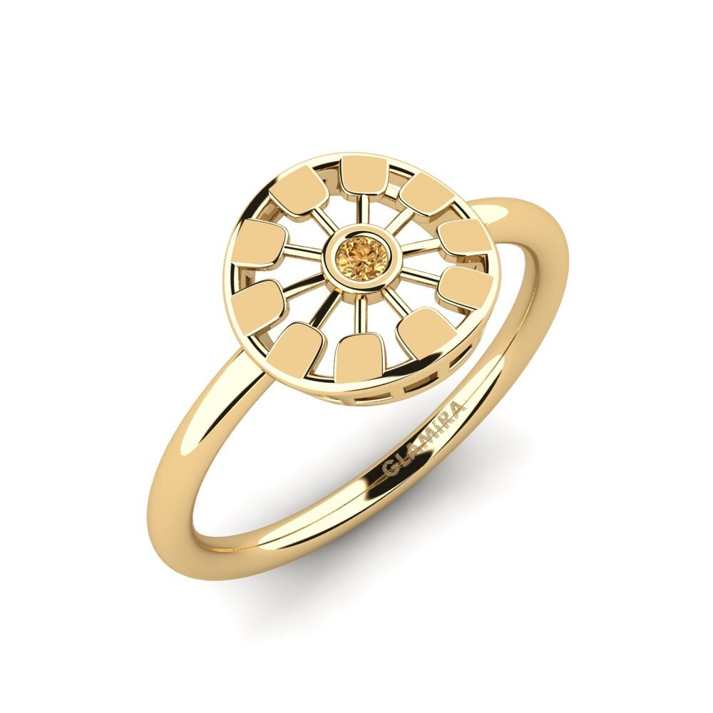 Brown Diamond Engagement Ring Serwinto