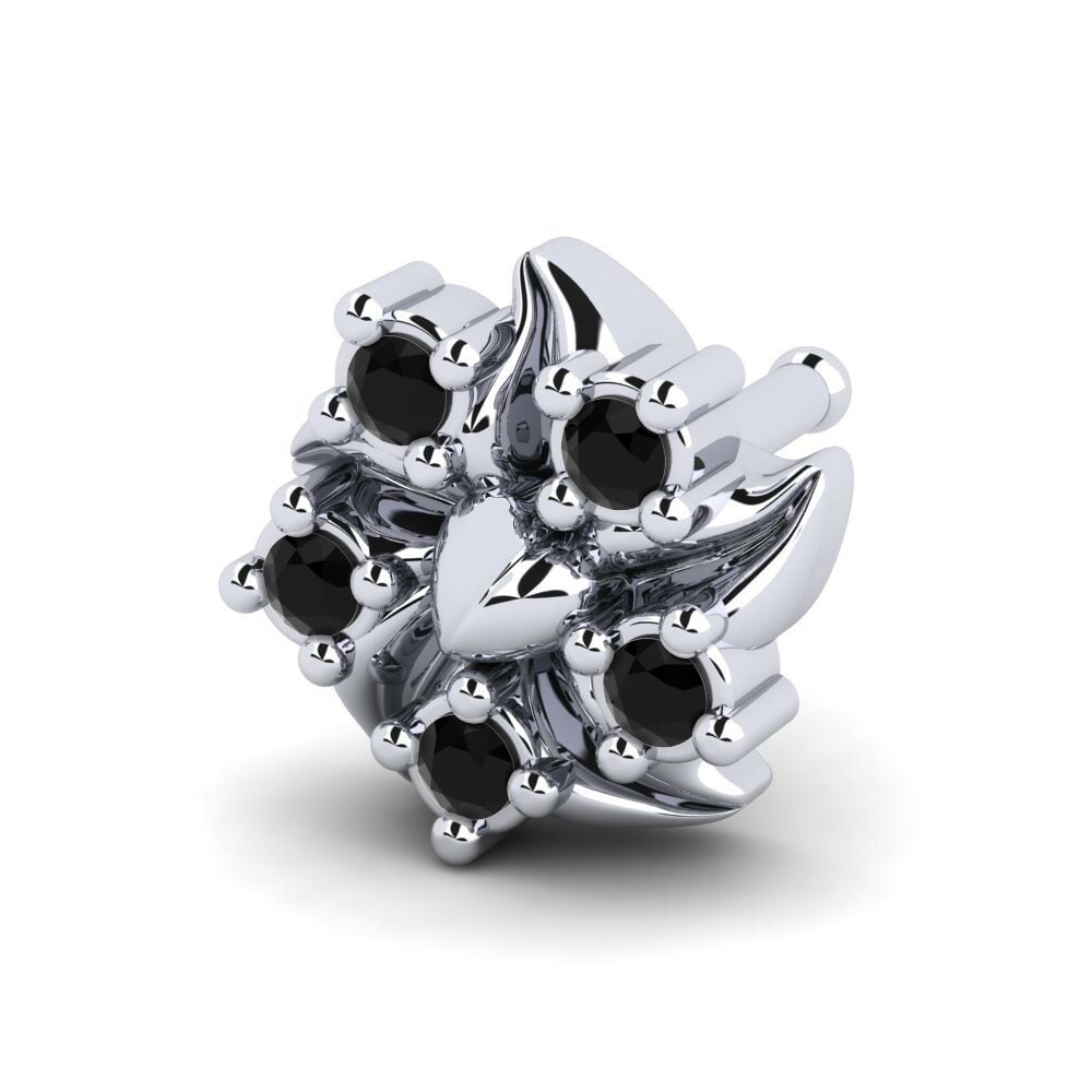 Saphir noir Piercing Nez Sesil