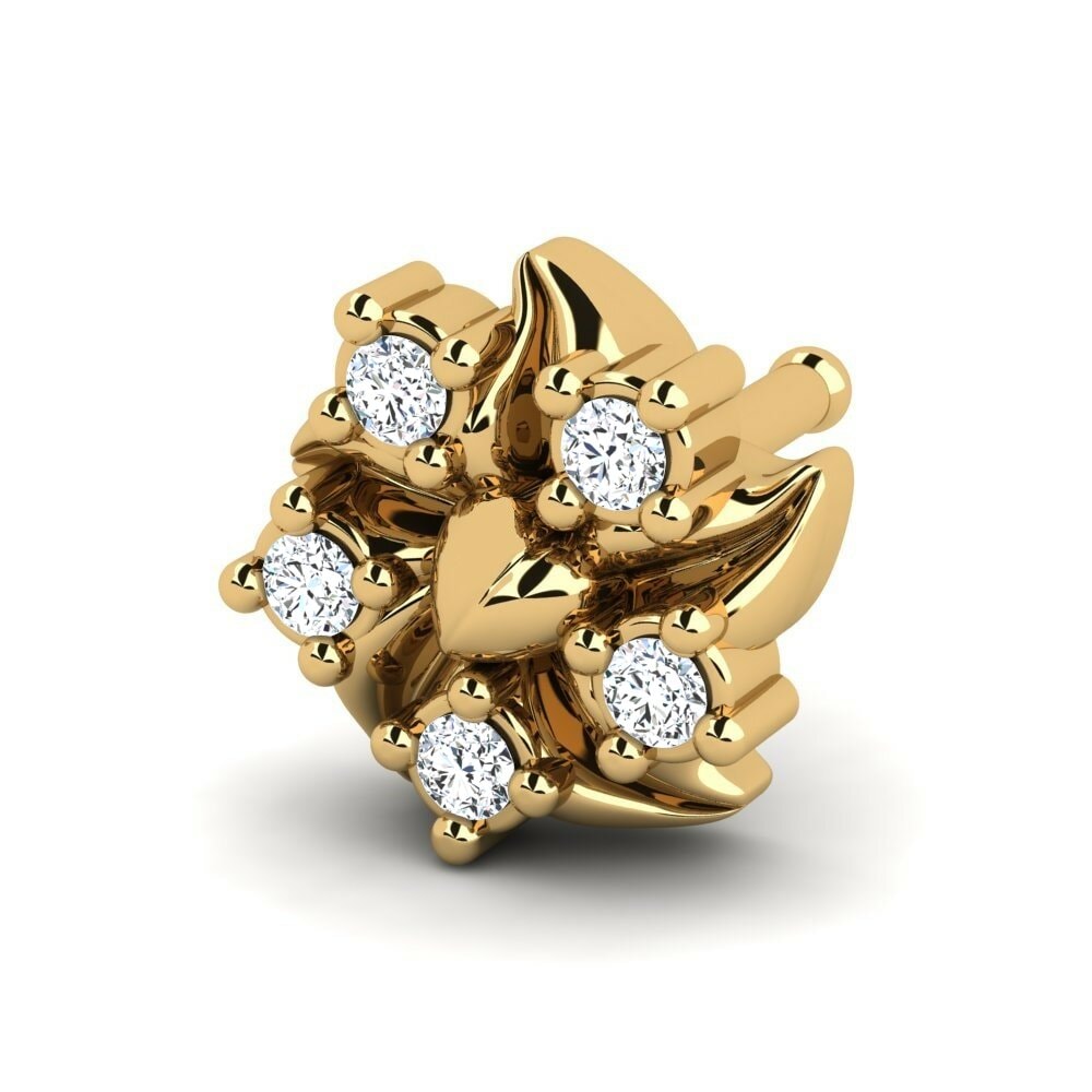 14K Geel Goud Neus Pin Sesil