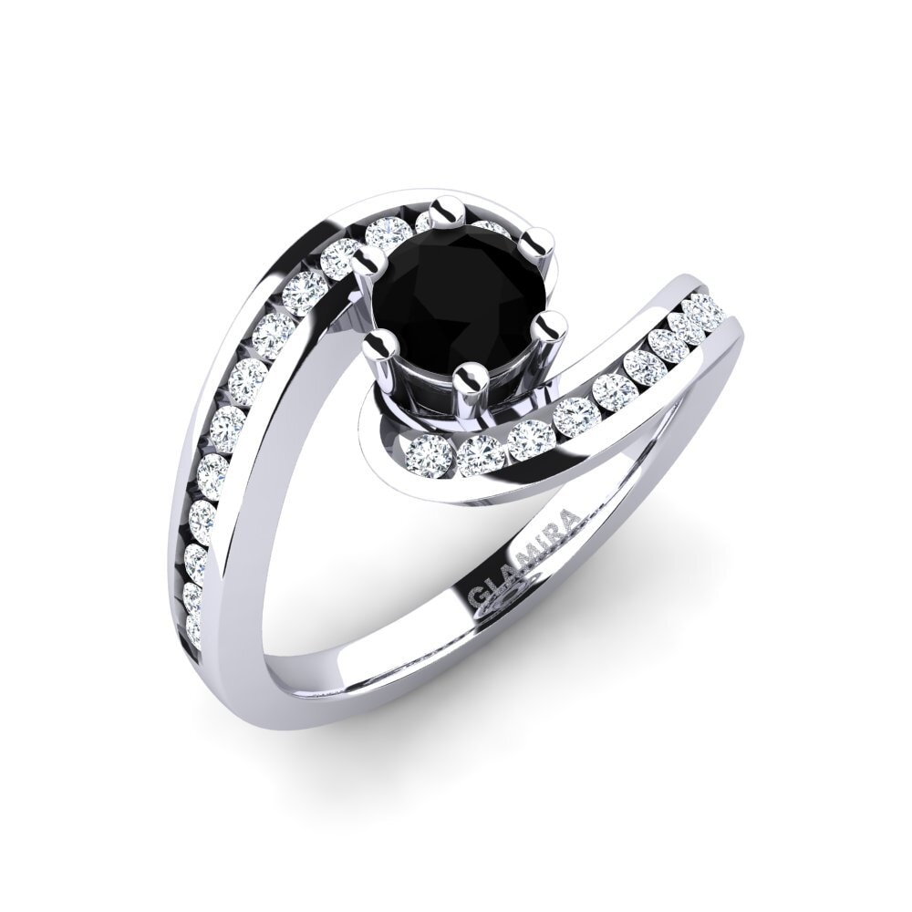 Black Onyx Engagement Ring Sevilla