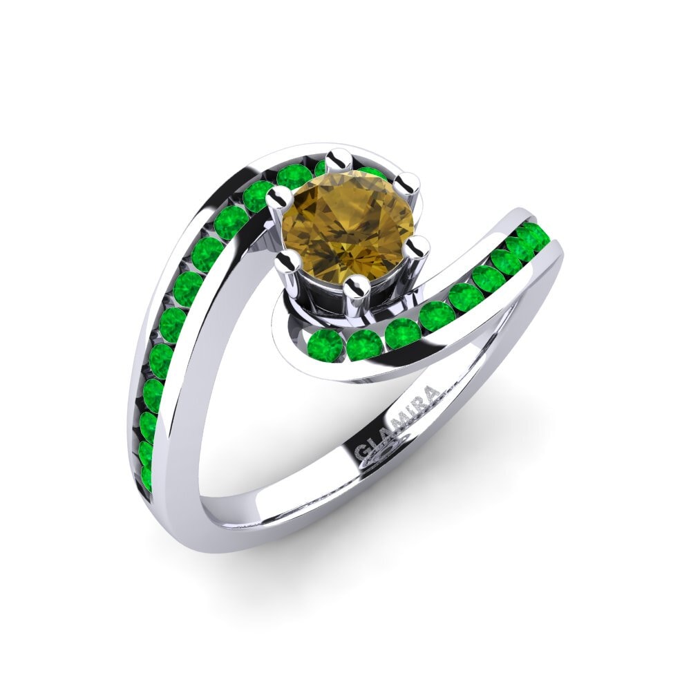 Brown Zircon Engagement Ring Sevilla