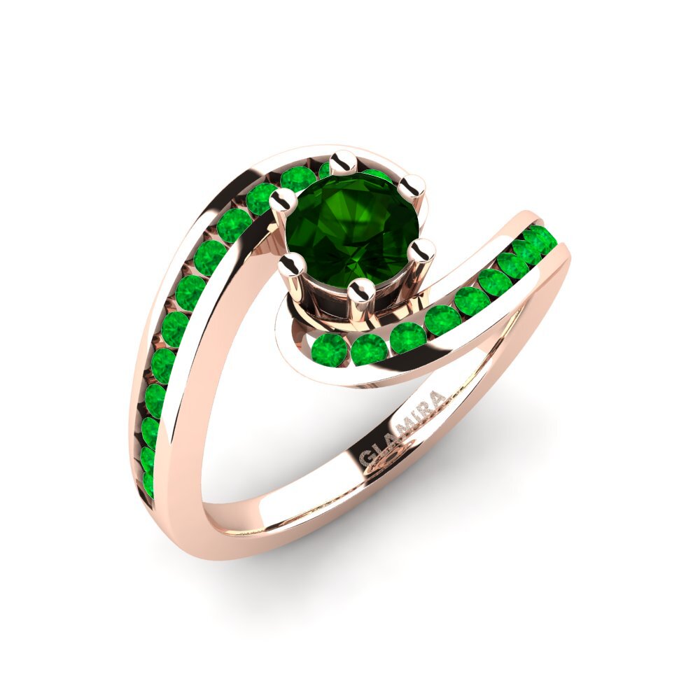 14ct Rose Gold Engagement Ring Sevilla