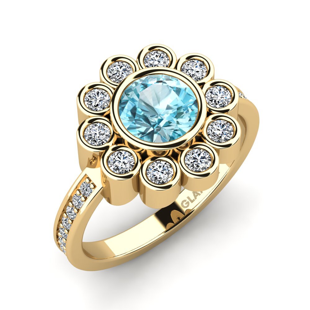 Blue Zircon Ring Seyang