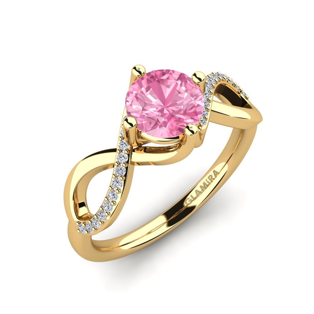 Pink Sapphire Engagement Ring Shaelin