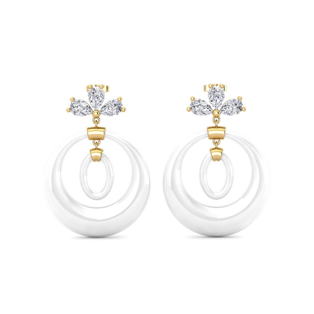 Pendientes Elegantes De Plata Esterlina Con Corte En Forma De Pera, ¡perfectos Para Destacar!