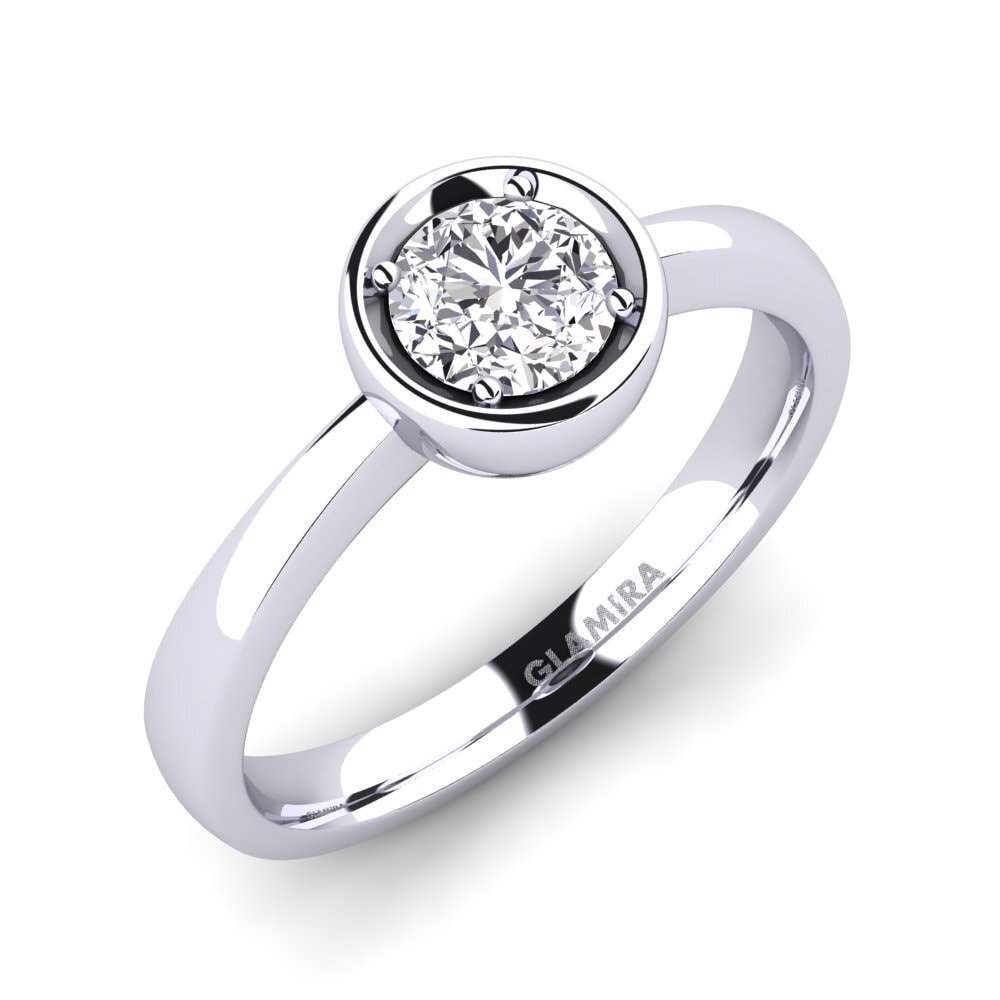 Labor-gezüchteter Diamant Verlobungsringe Shamina 0.5 crt
