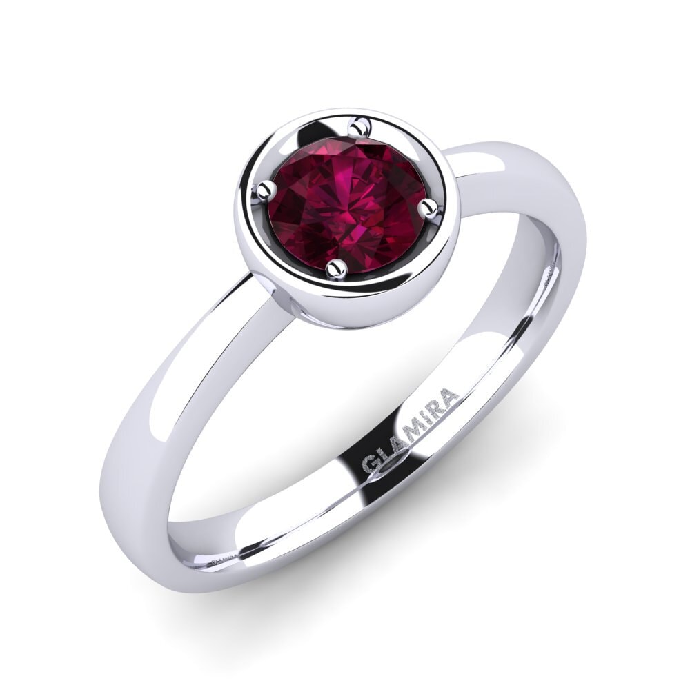 Rhodolite Garnet Engagement Ring Shamina 0.5 crt