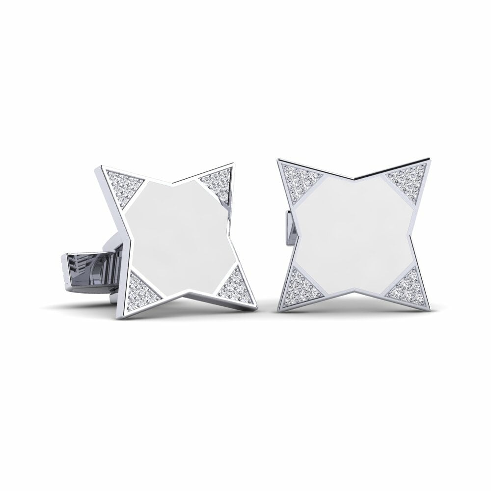 0.11 - 0.25 Carat Enamel Cufflinks