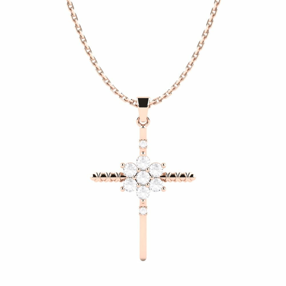 White sapphire Pendant Sharleey