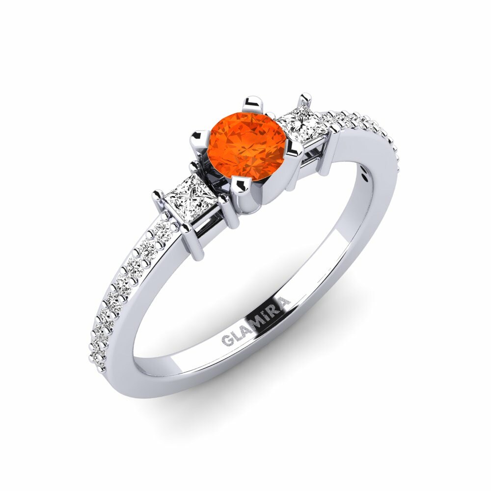 Fire-Opal Engagement Ring Shaunte