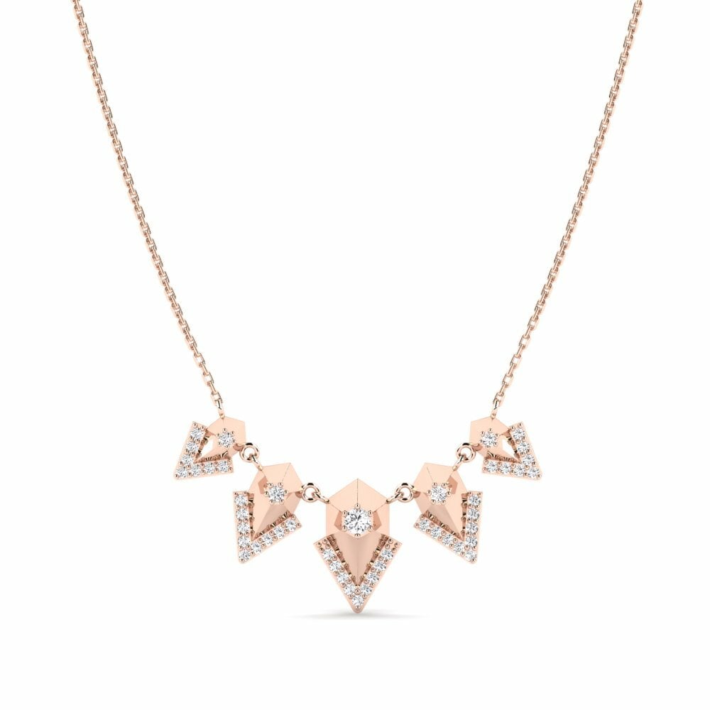 Oro Rosso 585 Collana da donna Shebeli