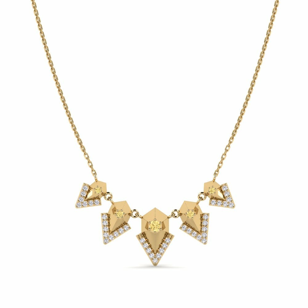 Diamante Giallo Collana da donna Shebeli