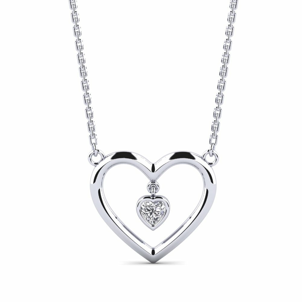 14k White Gold Women's Necklace Sheet