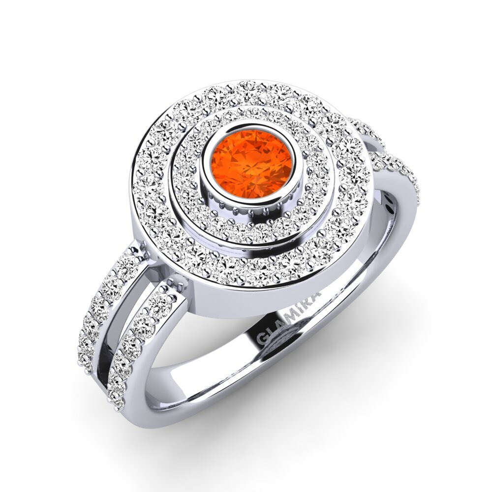 Fire-Opal Engagement Ring Shemika