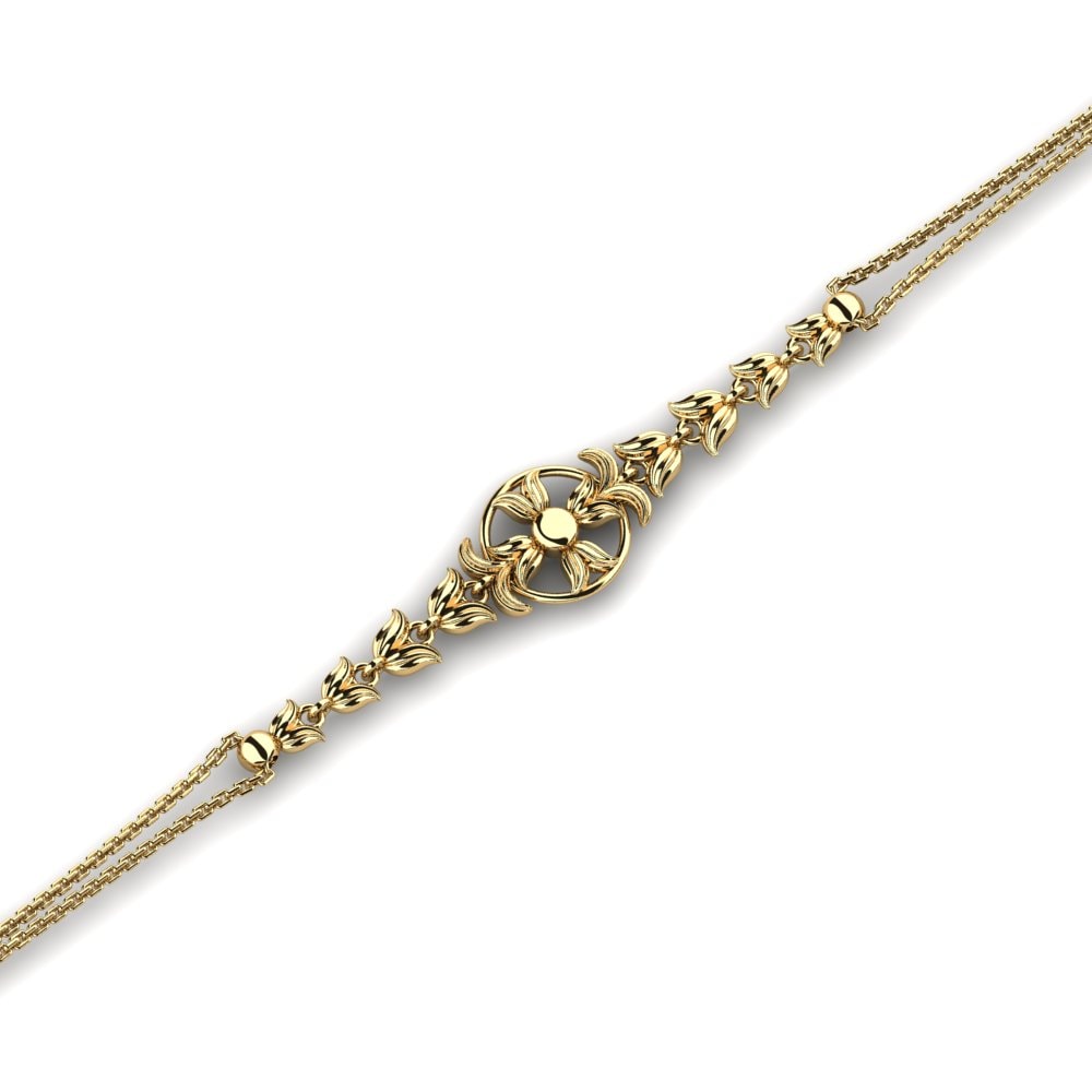 Pulsera Shiffer 18k Oro Amarillo