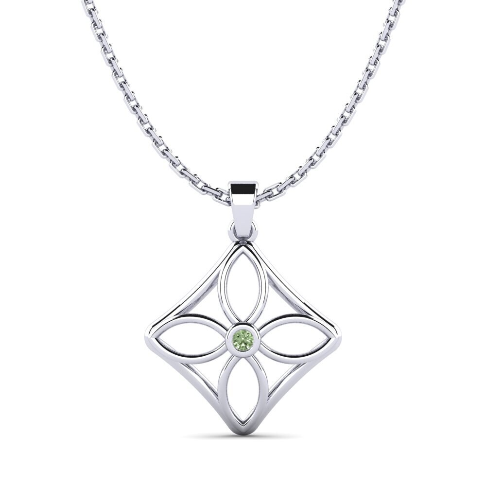 Diamante Verde Colgante de Mujer Shifra
