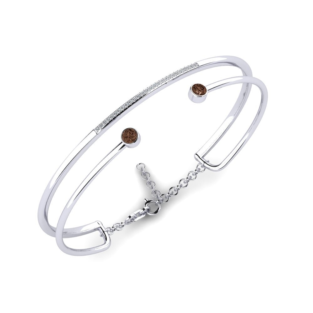 Smoky Quartz Women's Bangle Shirely