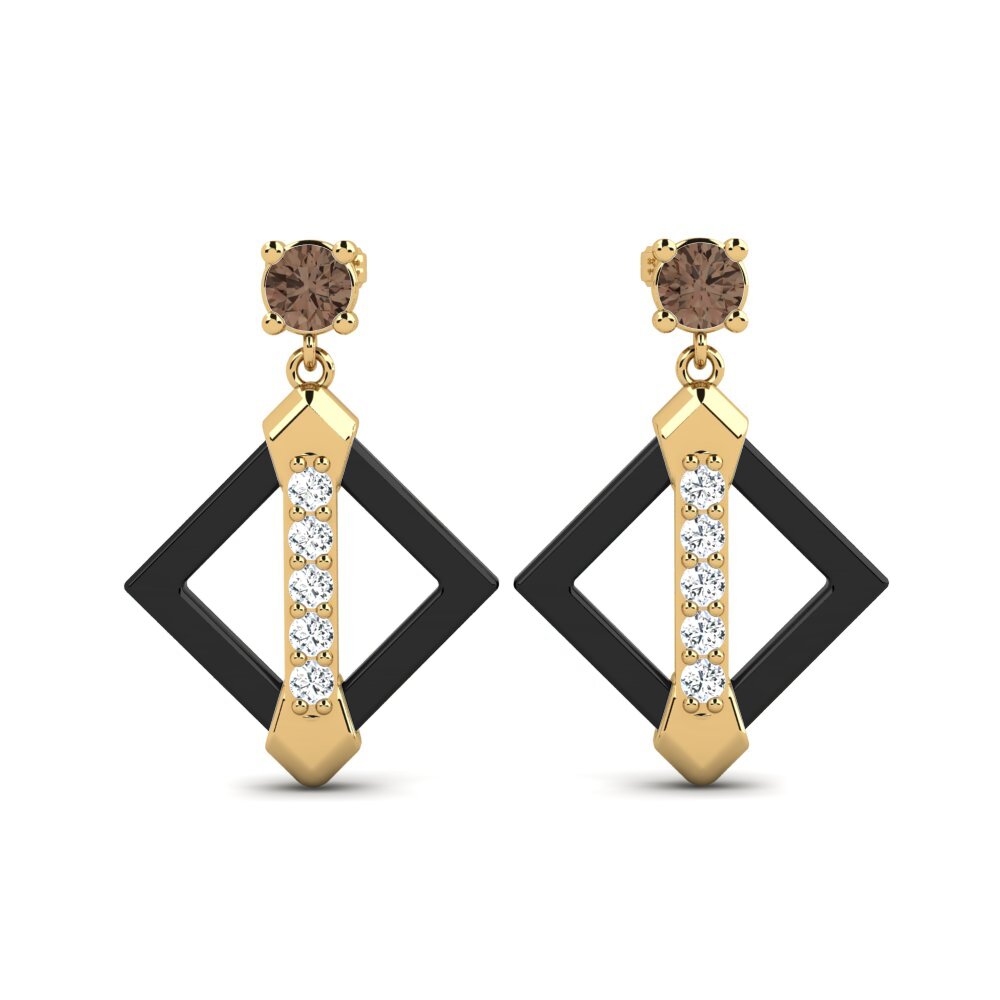 Smoky Quartz Women's Earring Shireman