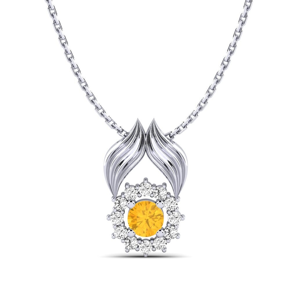 Citrino Colgante de Mujer Shirlee
