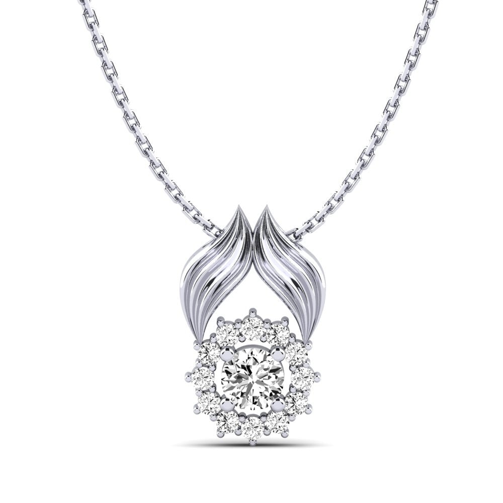 Moissanita Colgante de Mujer Shirlee