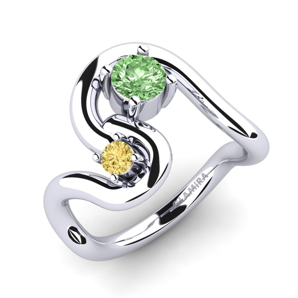 9k White Gold Ring Shirlette