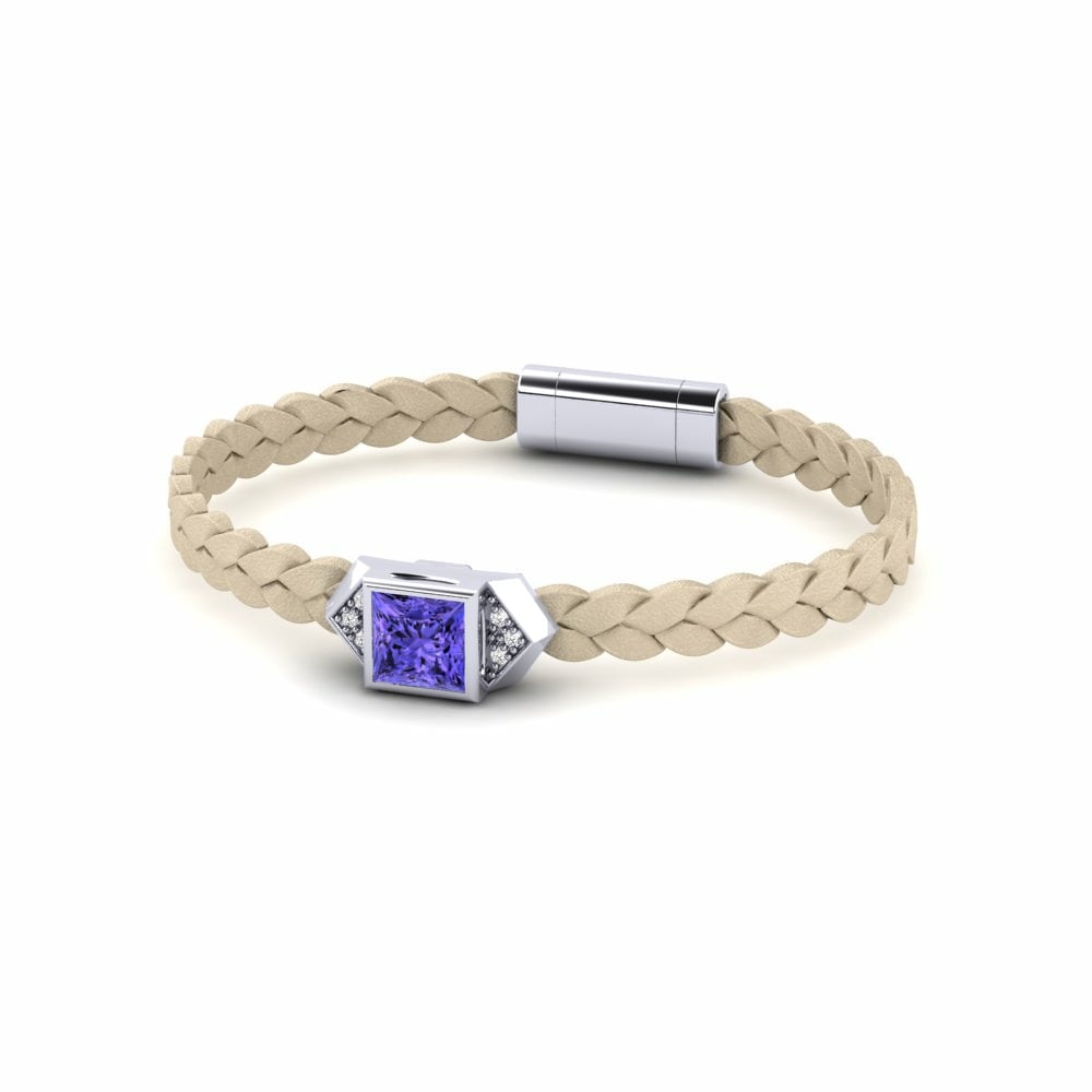 Men's tanzanite bracelet hotsell