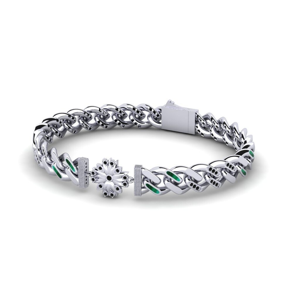 Black Sapphire Women's Bracelet Shulker