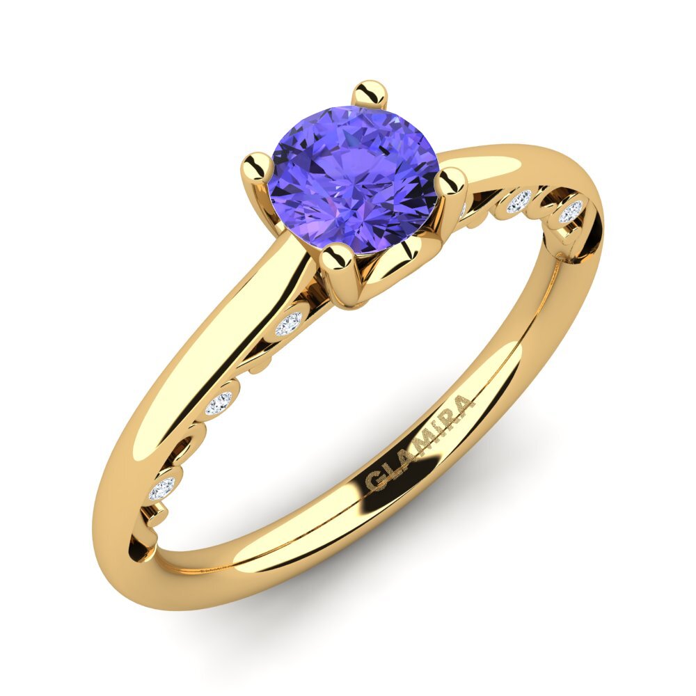 Tanzanite Engagement Ring Siargaole 0.5 crt
