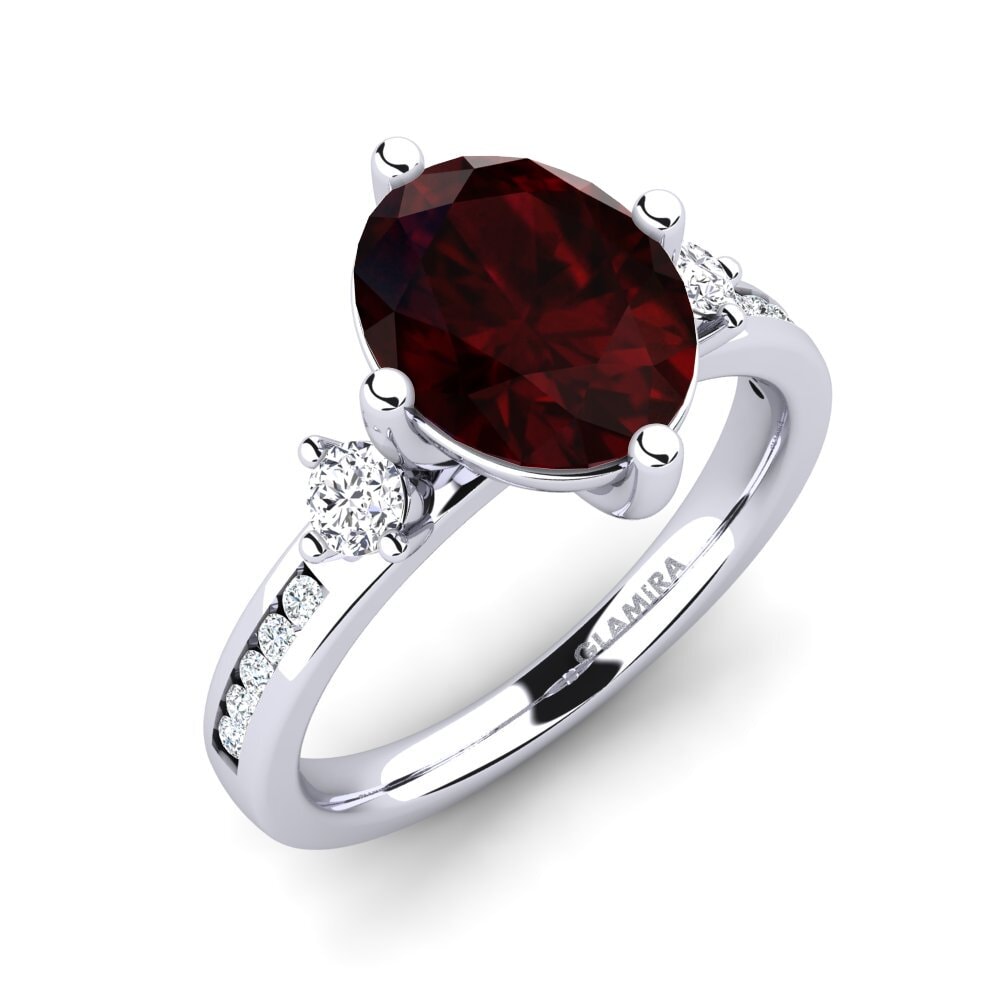 Garnet Engagement Ring Sibora