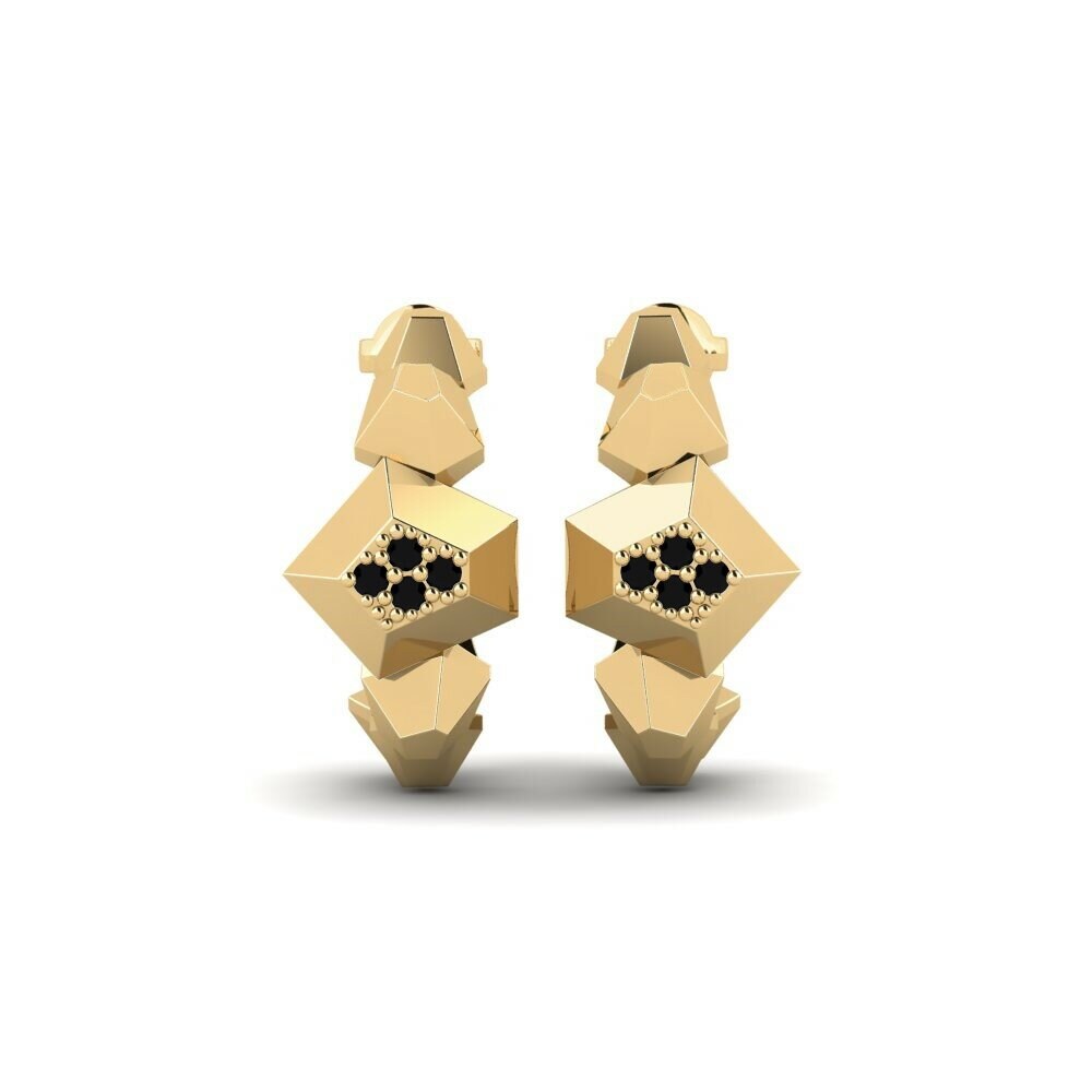 Black Sapphire Women's Earring Siderealday