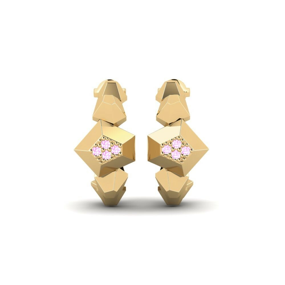 Pink Sapphire Women's Earring Siderealday