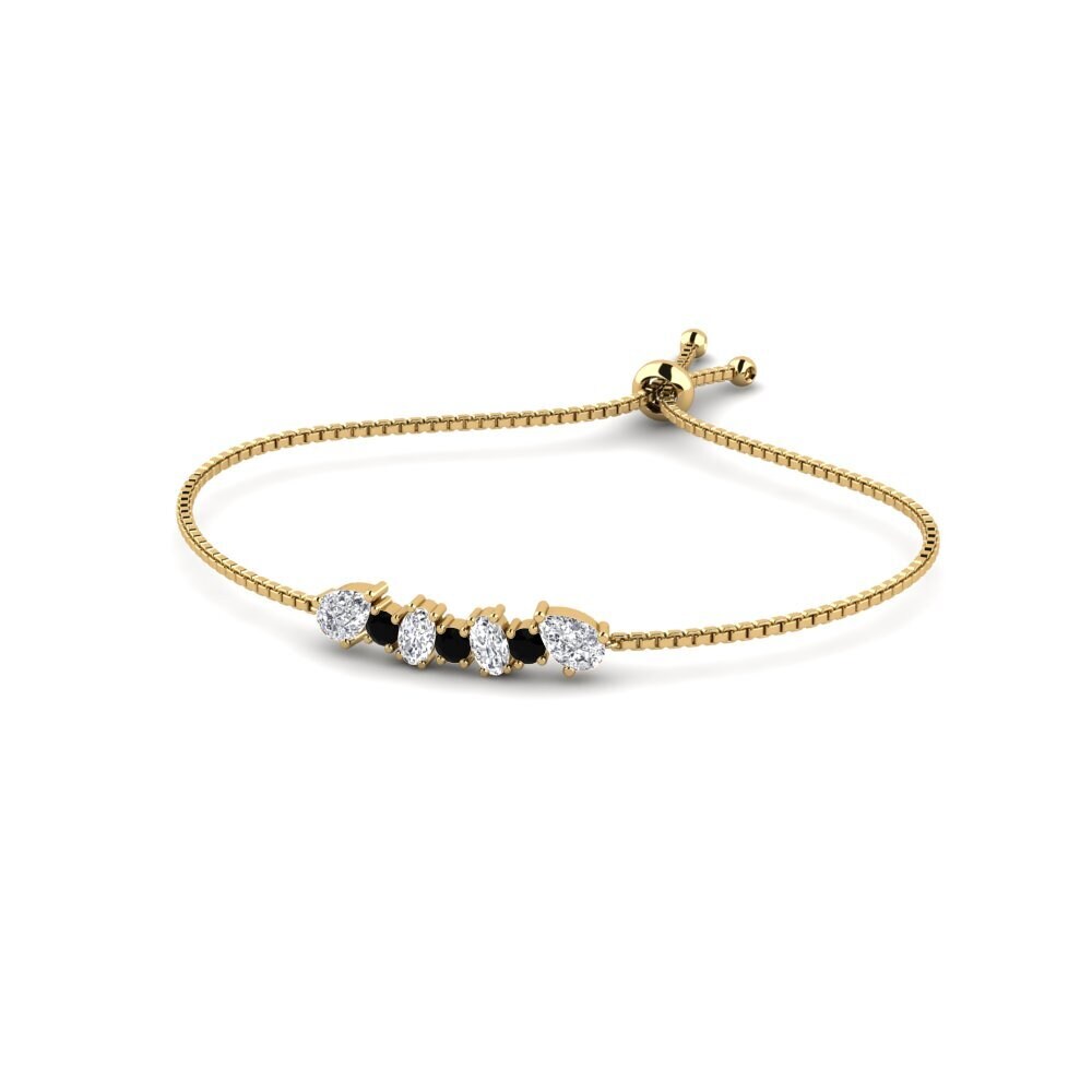 Pera Diamante negro Pulsera Siemen