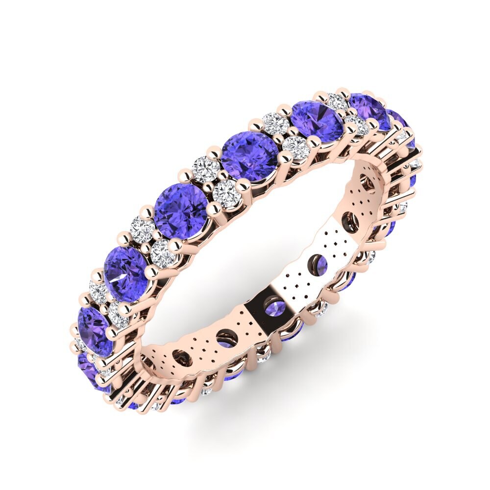 14ct Rose Gold Tanzanite Ring Sifnas