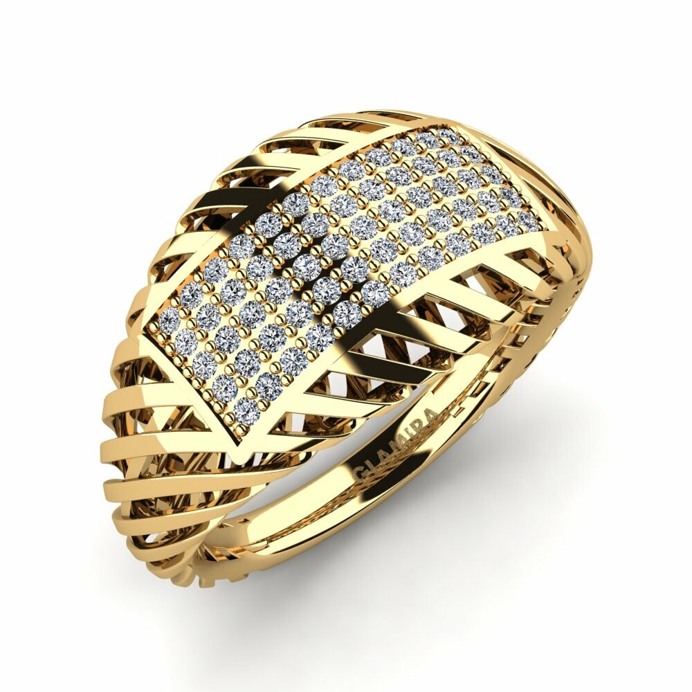 Or Jaune 14k Bague Signe