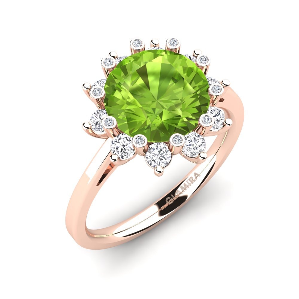 Peridot Engagement Ring Silanna