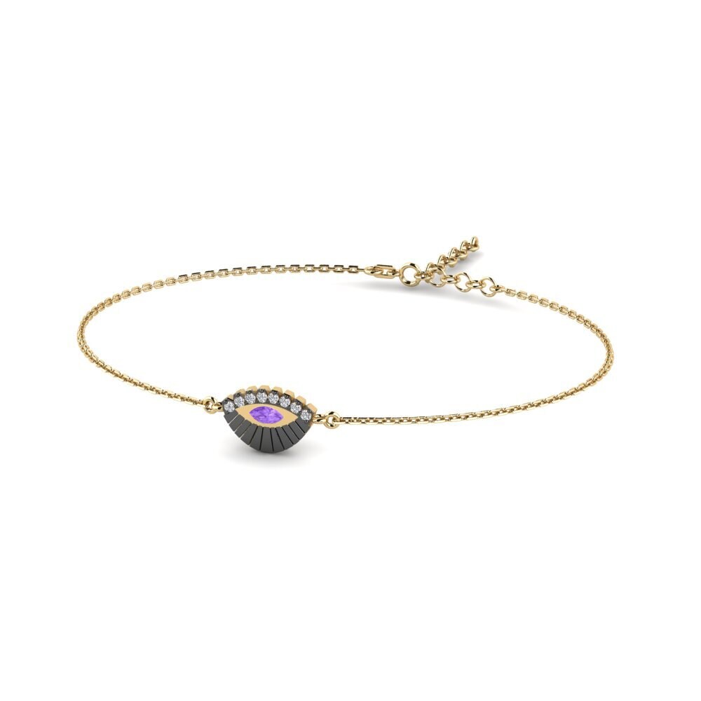 Amethyst Women's Bracelet Silmus