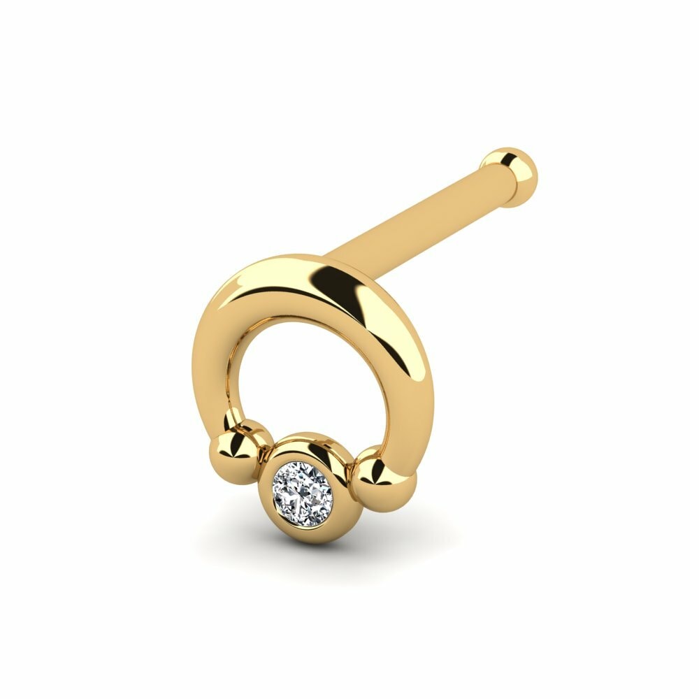 Or Jaune 18k Piercing Nez Silva