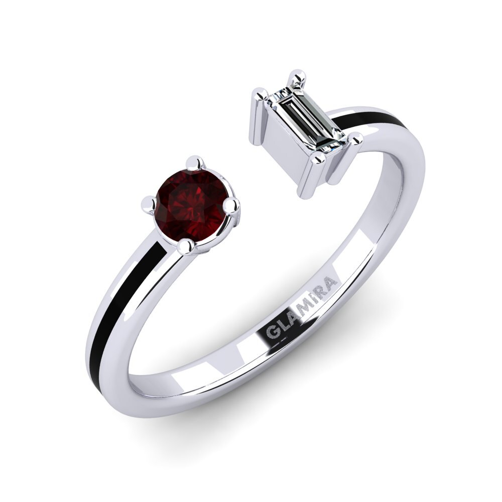 Garnet Ring Emeline