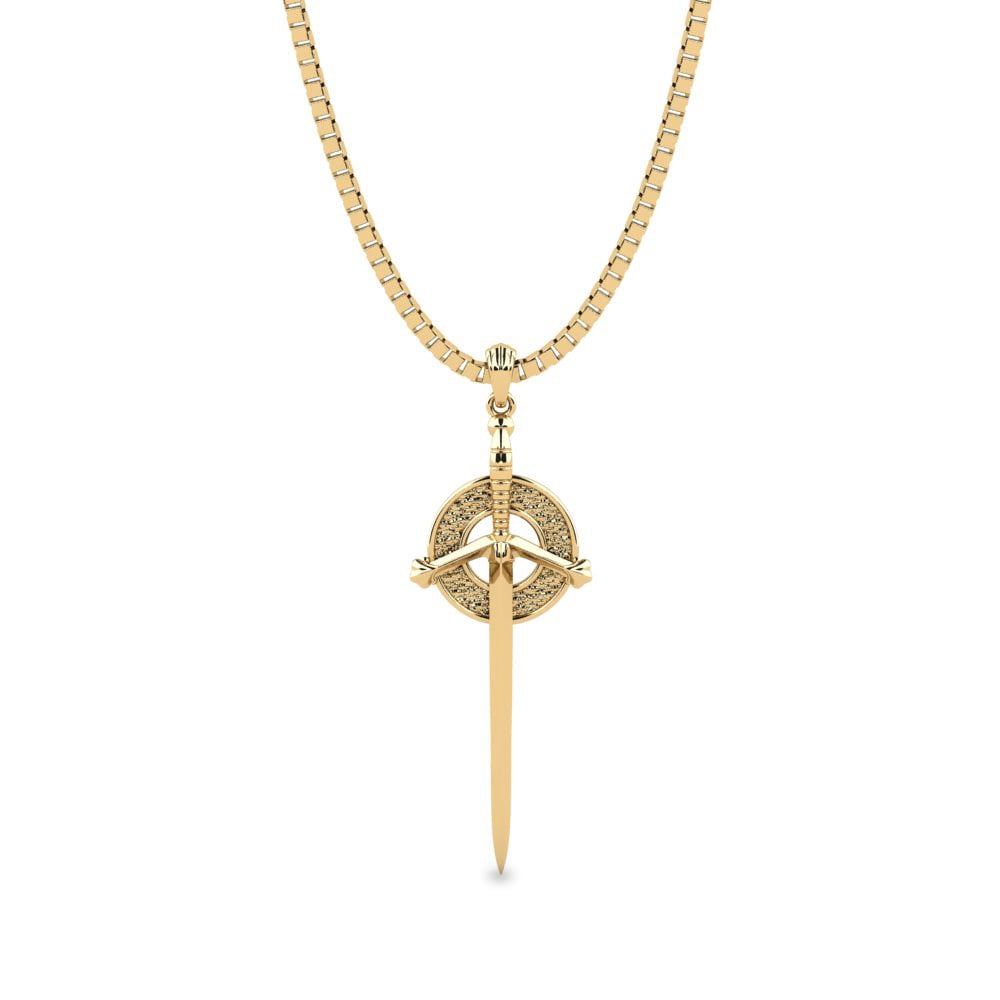 Or Jaune 9k Pendentif pour homme Simiyu