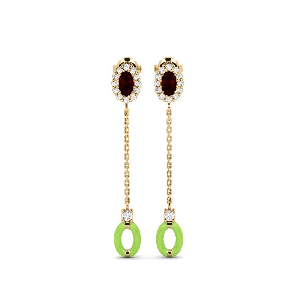 Garnet Women's Earring Simla