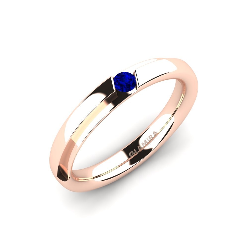 Rotgold 750 Saphir Damenring Simone