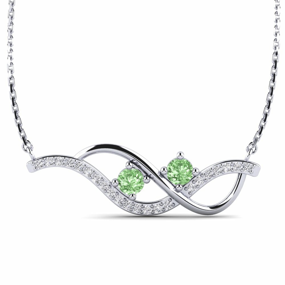 Green Diamond Necklace Simonetta