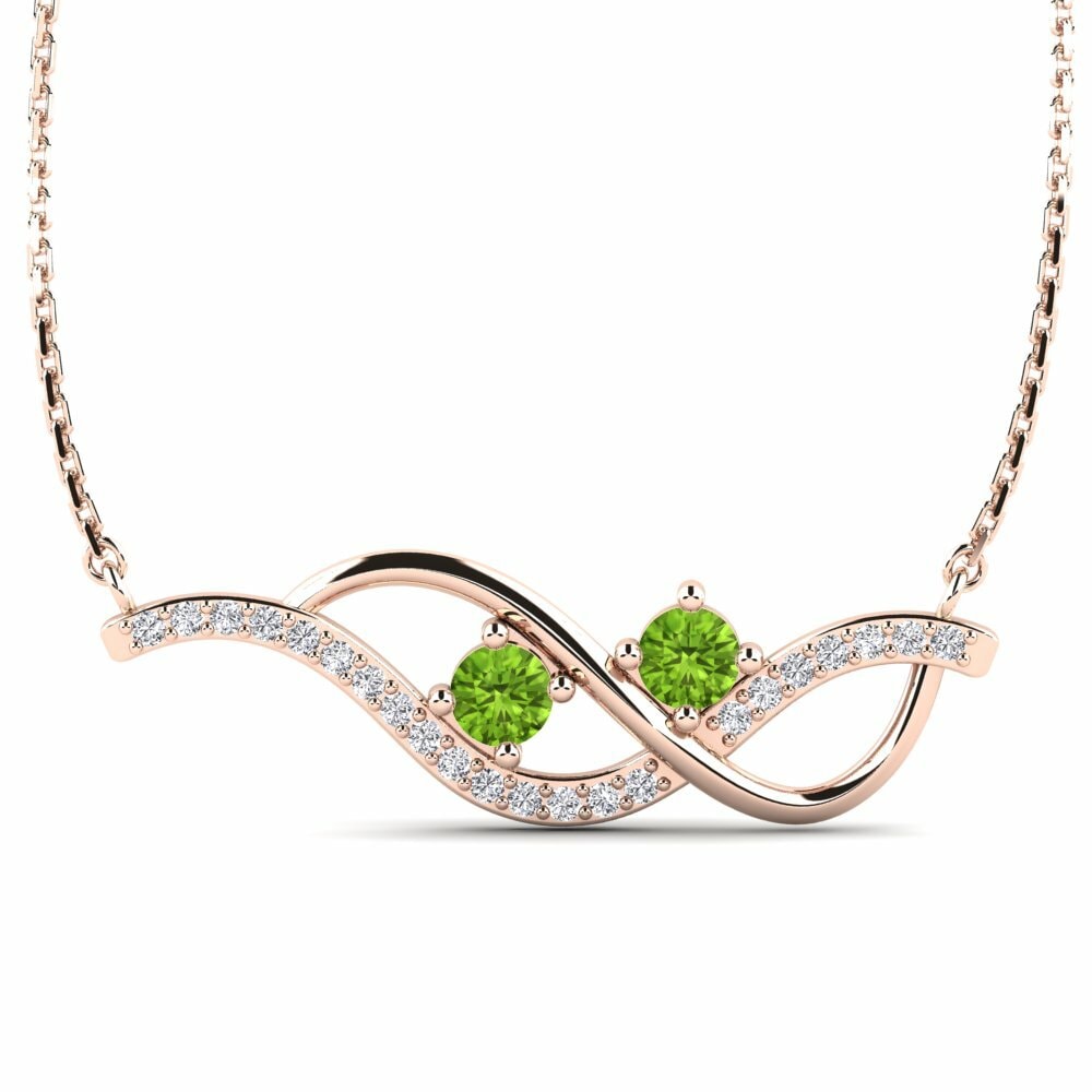 18K Rood Goud Dames Hanger Simonetta