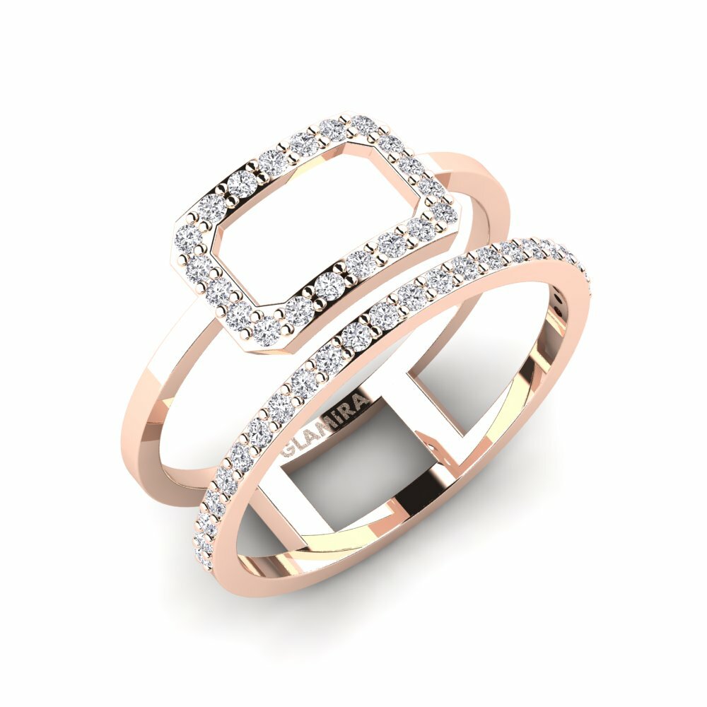 18K Rood Goud Ringen Simul
