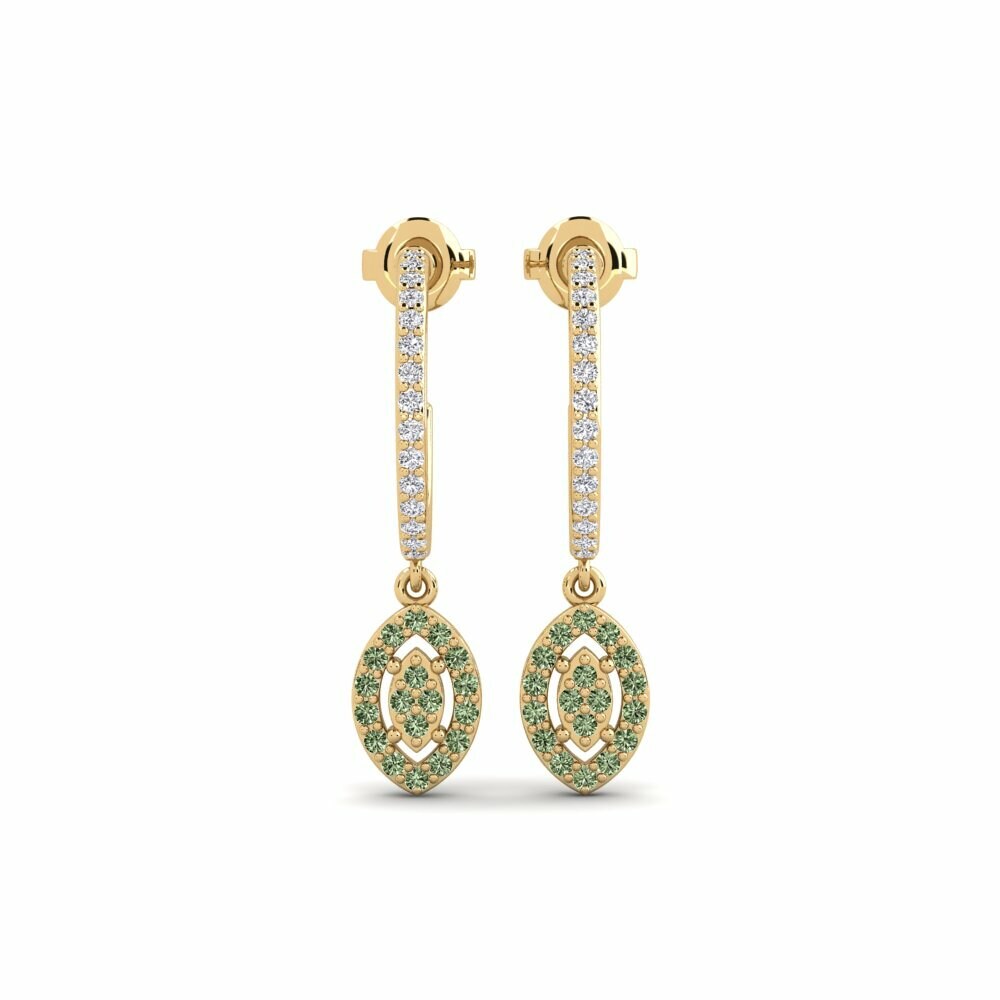 Diamante Verde Orecchino da donna Siocled
