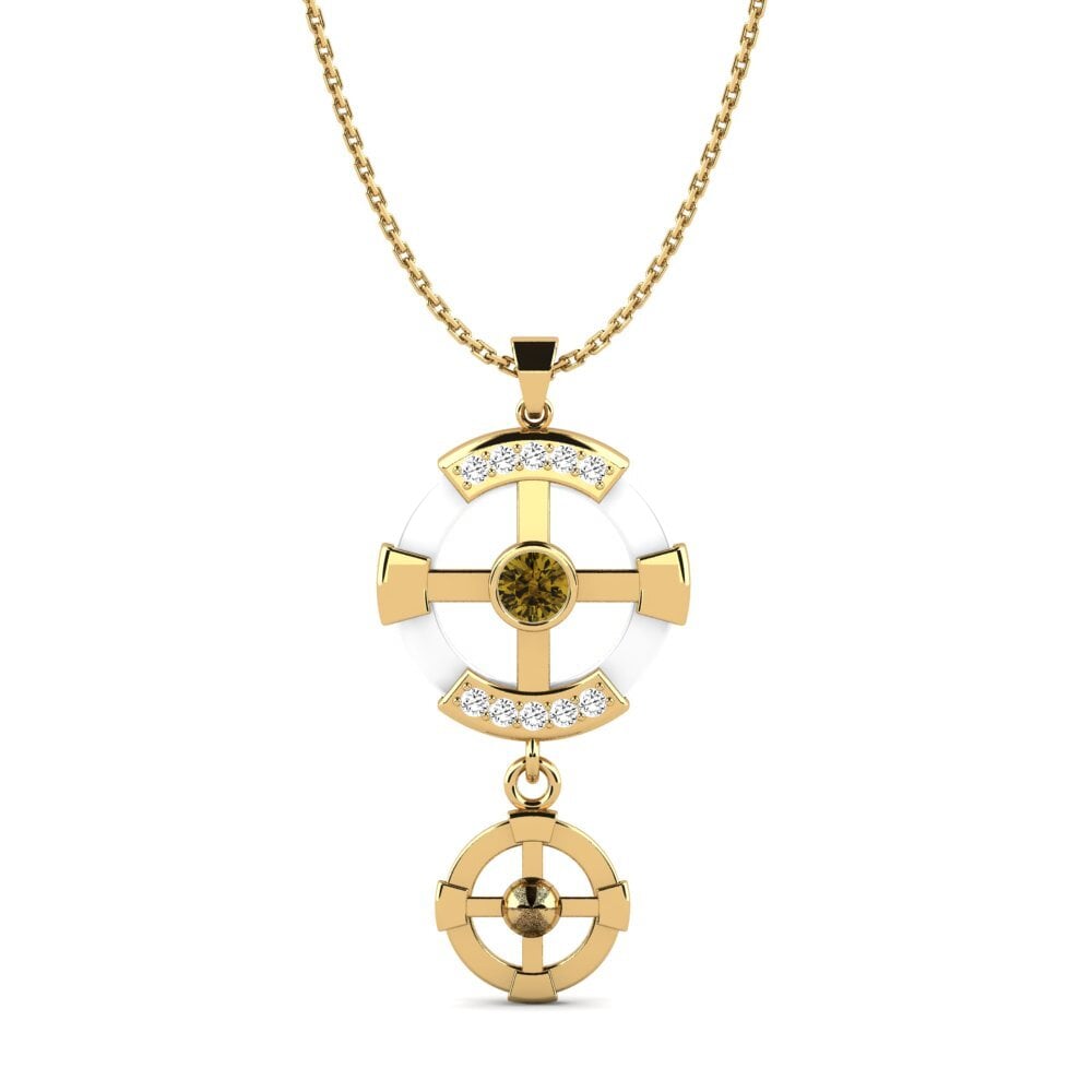 Brown Zircon Women's Pendant Siqueiros