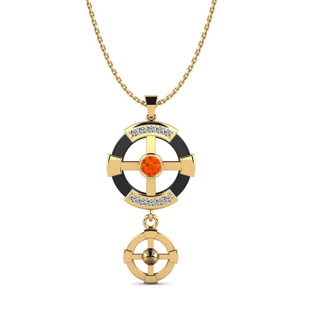 Fire Opal Women's Pendant Siqueiros