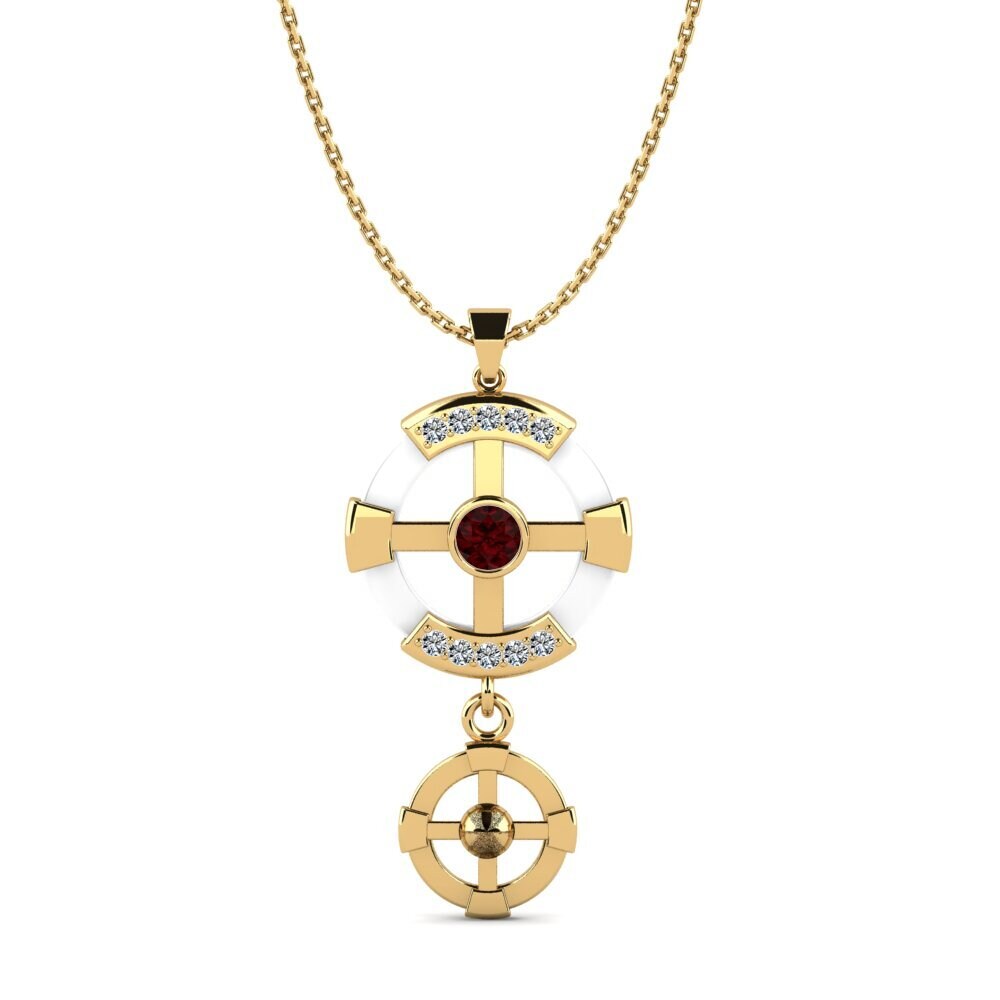 Garnet Women's Pendant Siqueiros
