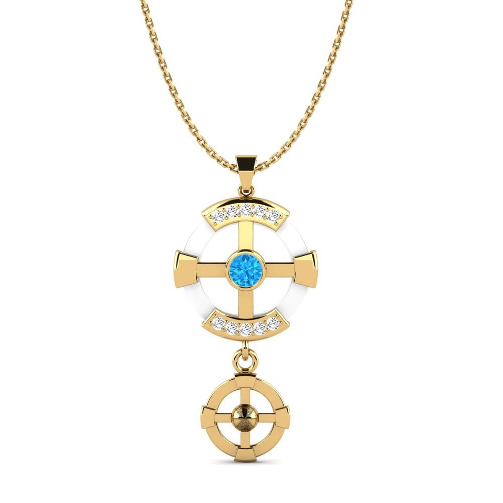 Blue Topaz Women's Pendant Siqueiros
